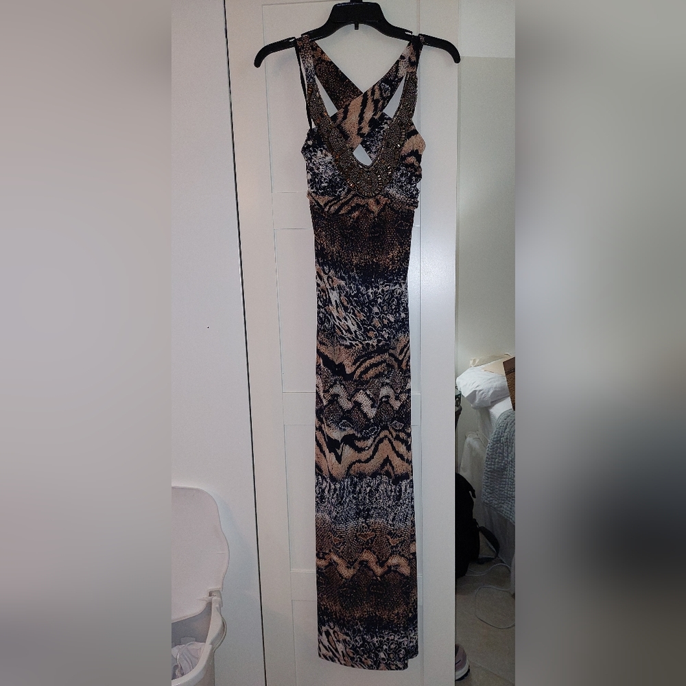 Maxi Dress Animal Print